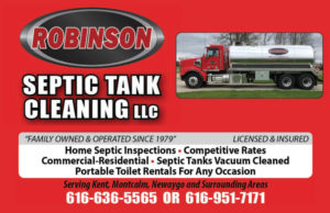 Robinson's Spetic Tank Ad