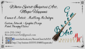 Mallory McIntyre Business Card Ad